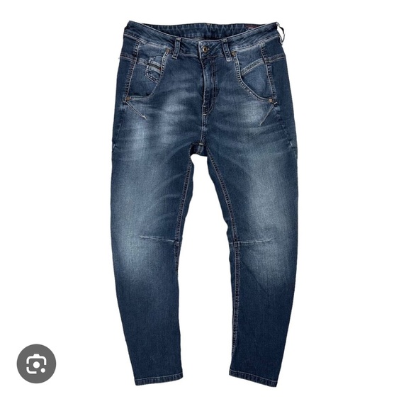 Diesel Denim - Diesel fayza denim drop crotch sweat pants